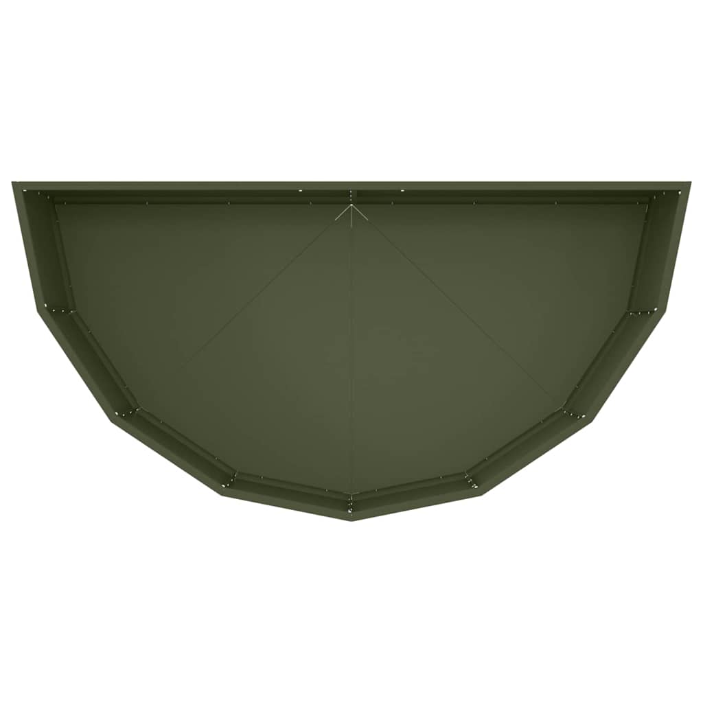 Plantenbak Olijf Groen 120 x 60 x 35 cm Staal is nu te koop bij PeponiXL, paradijselijk wonen!
