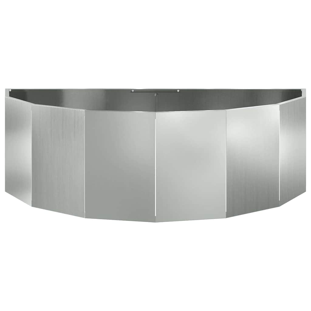 Plantenbak Zilver 120 x 60 x 35 cm Gegalvaniseerd staal is nu te koop bij PeponiXL, paradijselijk wonen!