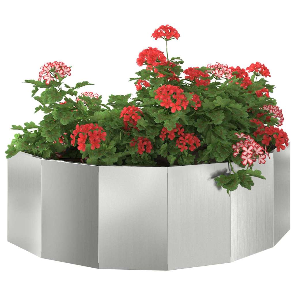 Plantenbak Zilver 120 x 60 x 35 cm Gegalvaniseerd staal is nu te koop bij PeponiXL, paradijselijk wonen!