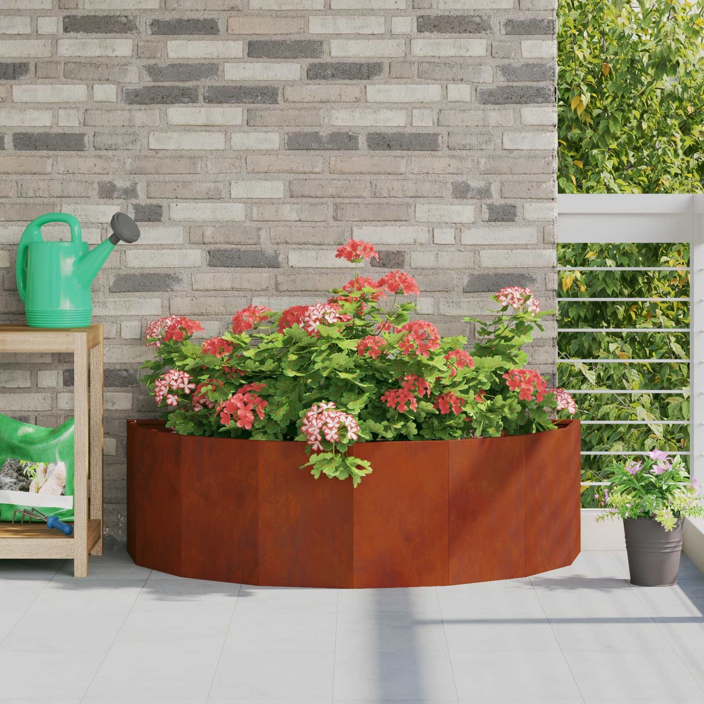 Plantenbak Roestig 120 x 60 x 35 cm Cortenstaal is nu te koop bij PeponiXL, paradijselijk wonen!