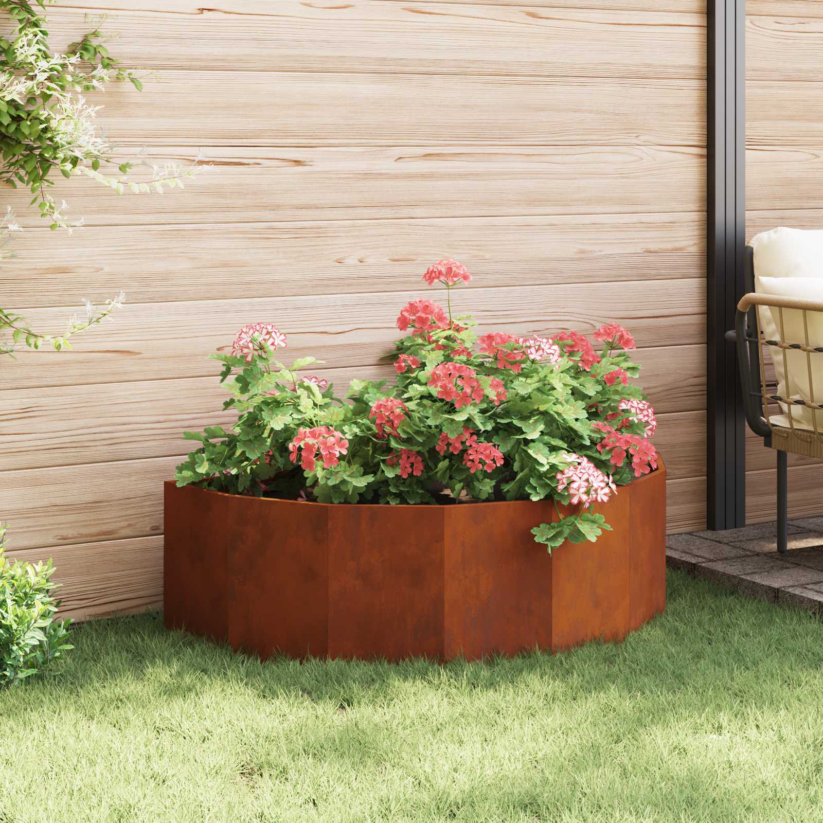Plantenbak Roestig 120 x 60 x 35 cm Cortenstaal is nu te koop bij PeponiXL, paradijselijk wonen!
