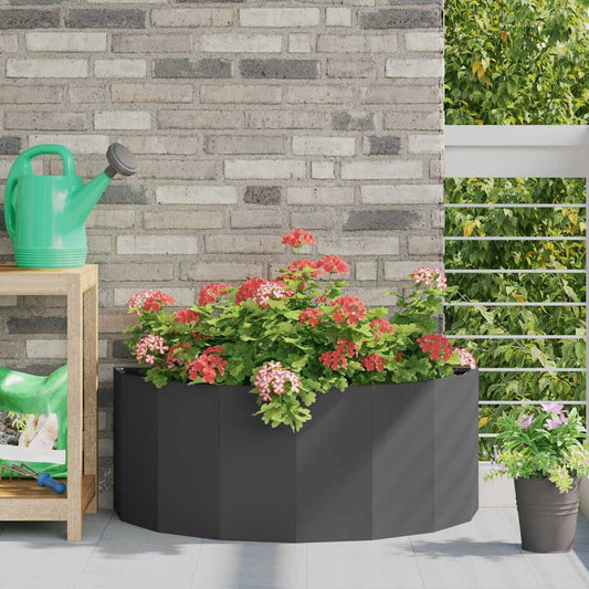 Plantenbak Zwart 90 x 45 x 35 cm Staal is nu te koop bij PeponiXL, paradijselijk wonen!