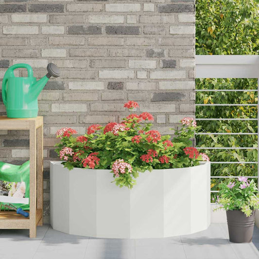 Plantenbak Wit 90 x 45 x 35 cm Staal is nu te koop bij PeponiXL, paradijselijk wonen!