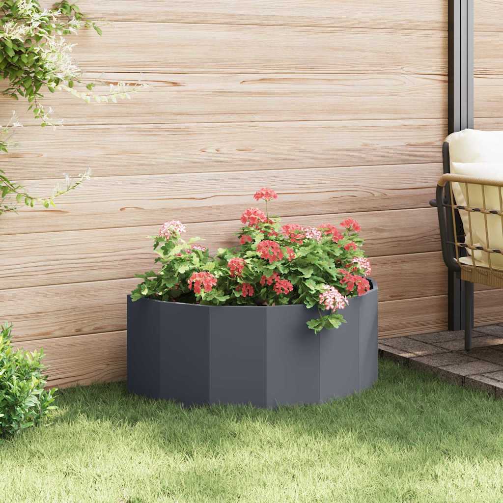 Plantenbak Antraciet 90 x 45 x 35 cm Staal is nu te koop bij PeponiXL, paradijselijk wonen!