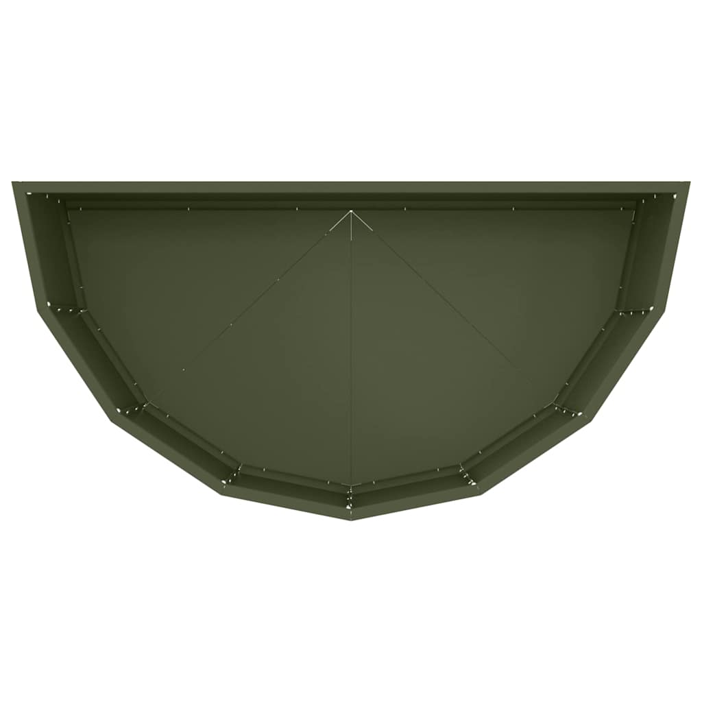 Plantenbak Olijf Groen 90 x 45 x 35 cm Staal is nu te koop bij PeponiXL, paradijselijk wonen!