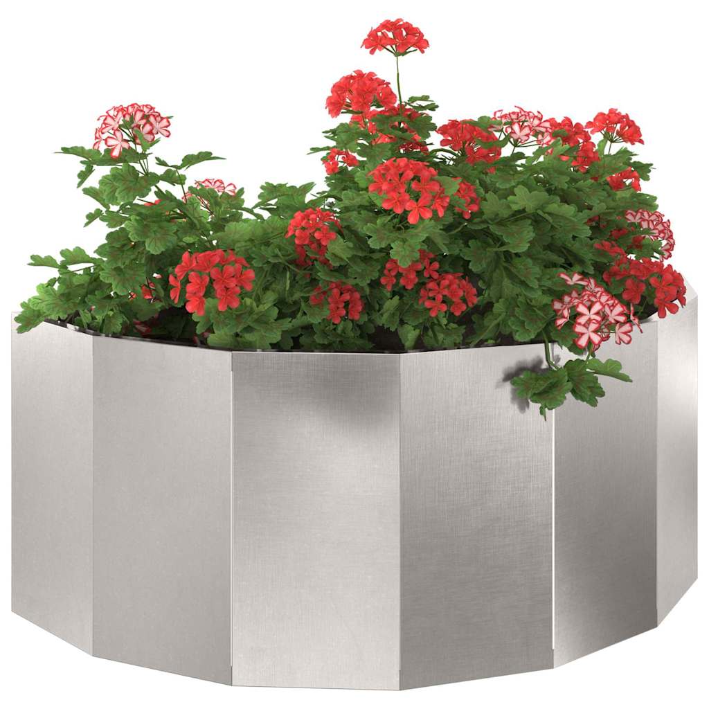 Plantenbak Zilver 90 x 45 x 35 cm Roestvrij staal is nu te koop bij PeponiXL, paradijselijk wonen!