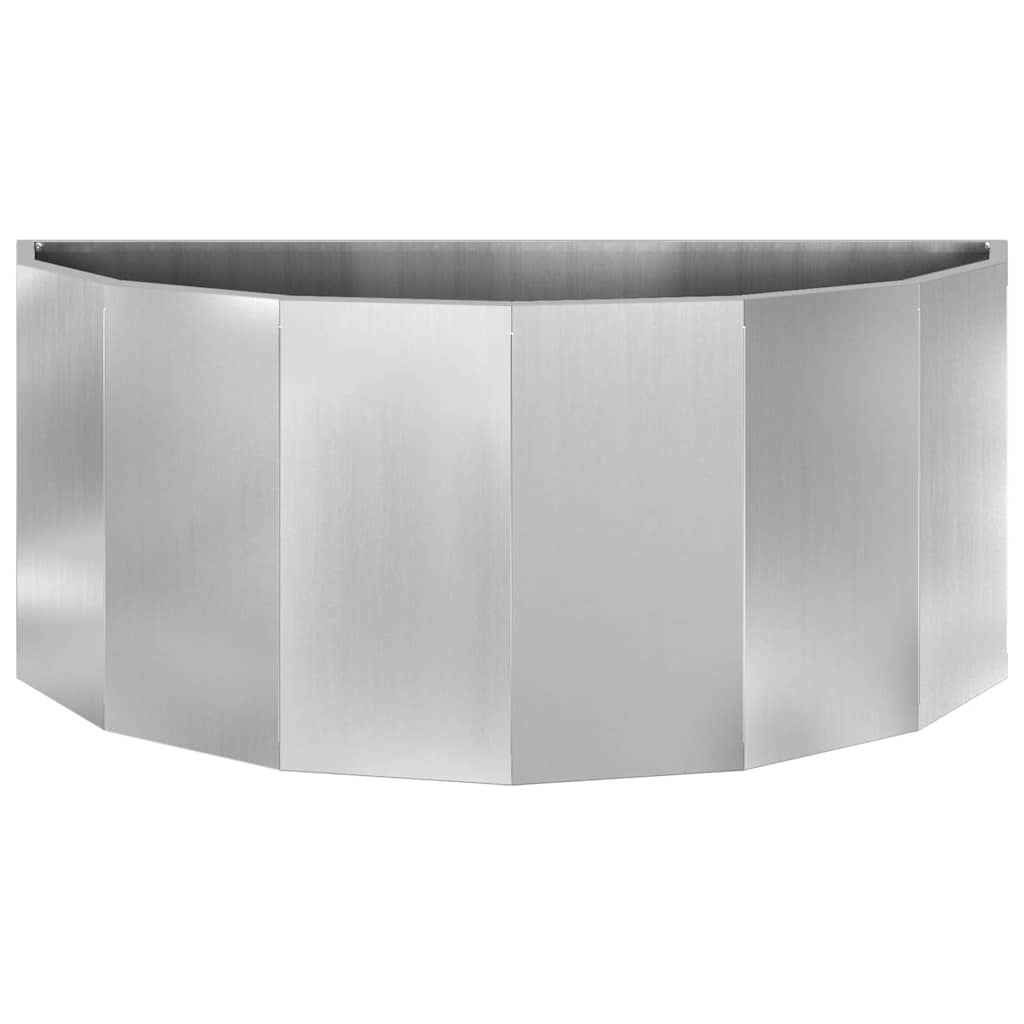 Plantenbak Zilver 90 x 45 x 35 cm Gegalvaniseerd staal is nu te koop bij PeponiXL, paradijselijk wonen!