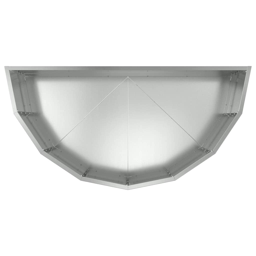 Plantenbak Zilver 90 x 45 x 35 cm Gegalvaniseerd staal is nu te koop bij PeponiXL, paradijselijk wonen!