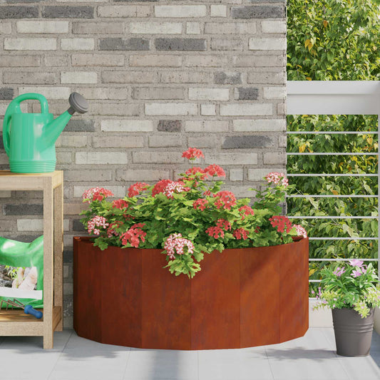 Plantenbak Roestig 90 x 45 x 35 cm Cortenstaal is nu te koop bij PeponiXL, paradijselijk wonen!