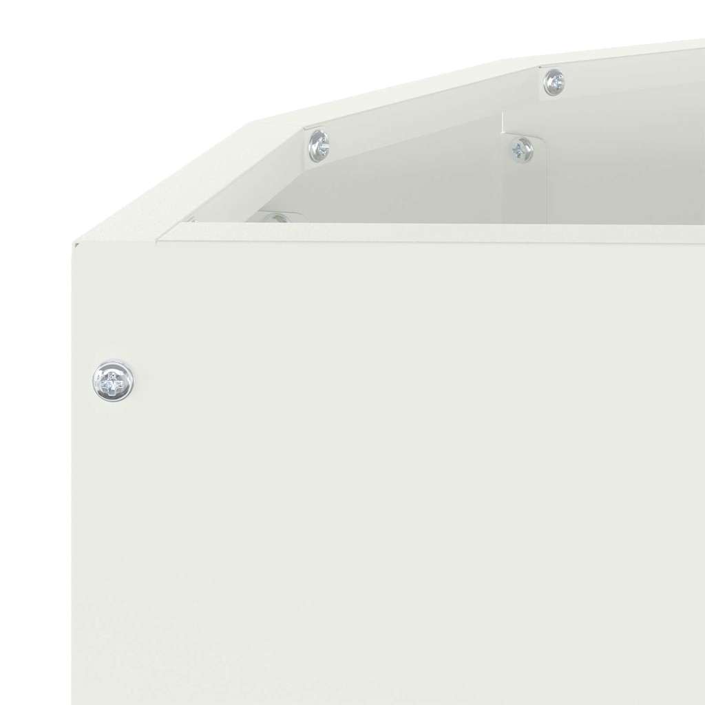 Plantenbak Wit 60 x 30 x 35 cm Staal is nu te koop bij PeponiXL, paradijselijk wonen!