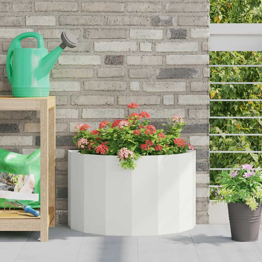 Plantenbak Wit 60 x 30 x 35 cm Staal is nu te koop bij PeponiXL, paradijselijk wonen!