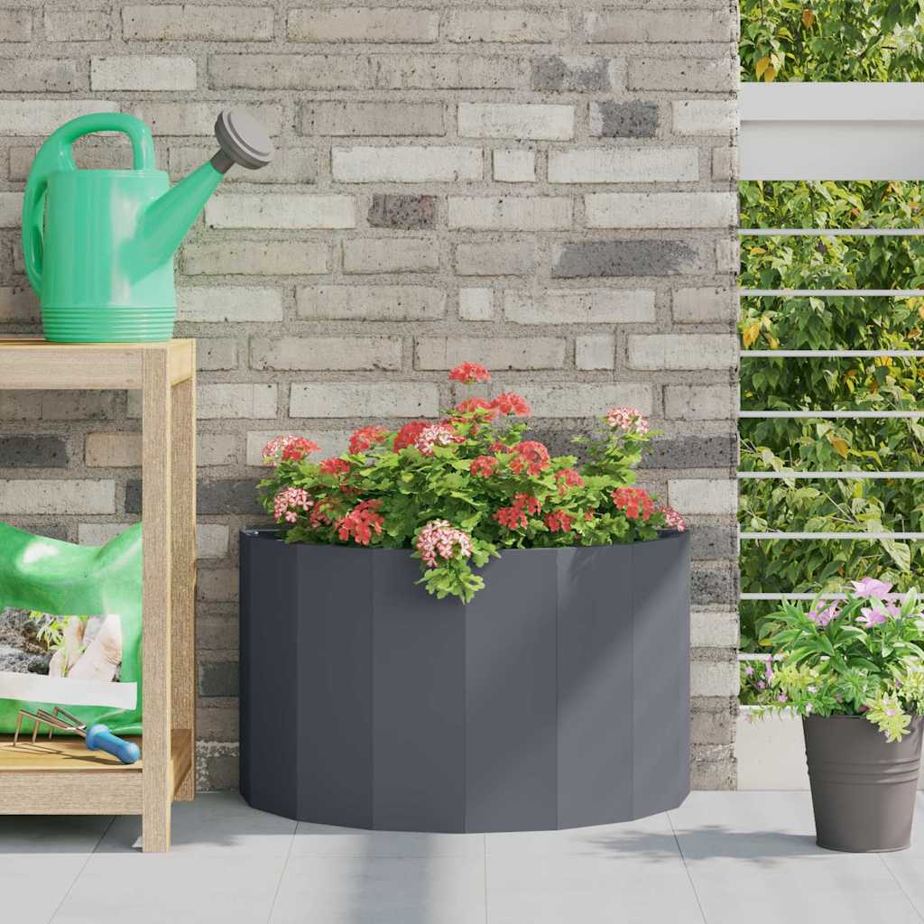 Plantenbak Antraciet 60 x 30 x 35 cm Staal is nu te koop bij PeponiXL, paradijselijk wonen!