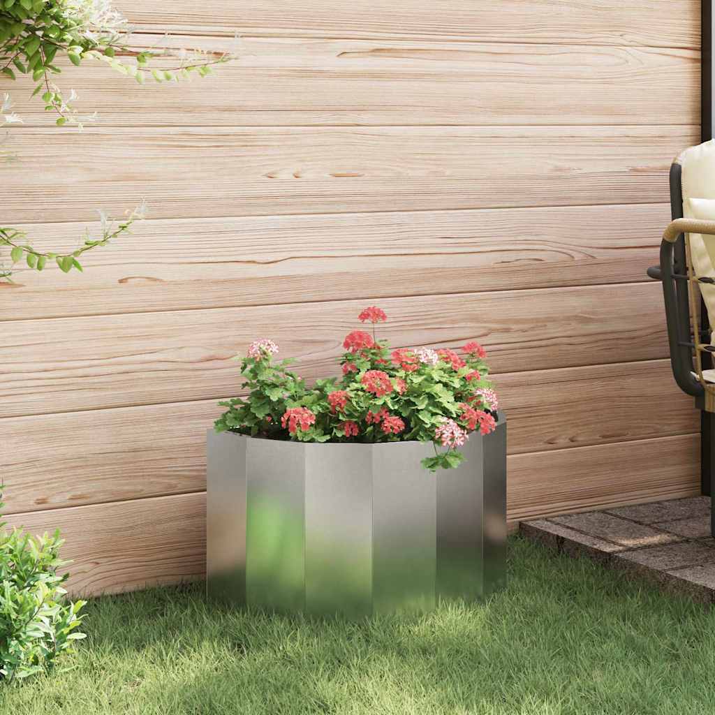 Plantenbak Zilver 60 x 30 x 35 cm Roestvrij staal is nu te koop bij PeponiXL, paradijselijk wonen!