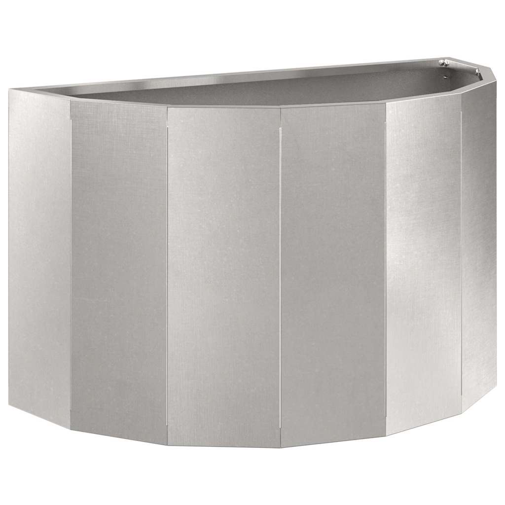 Plantenbak Zilver 60 x 30 x 35 cm Roestvrij staal is nu te koop bij PeponiXL, paradijselijk wonen!