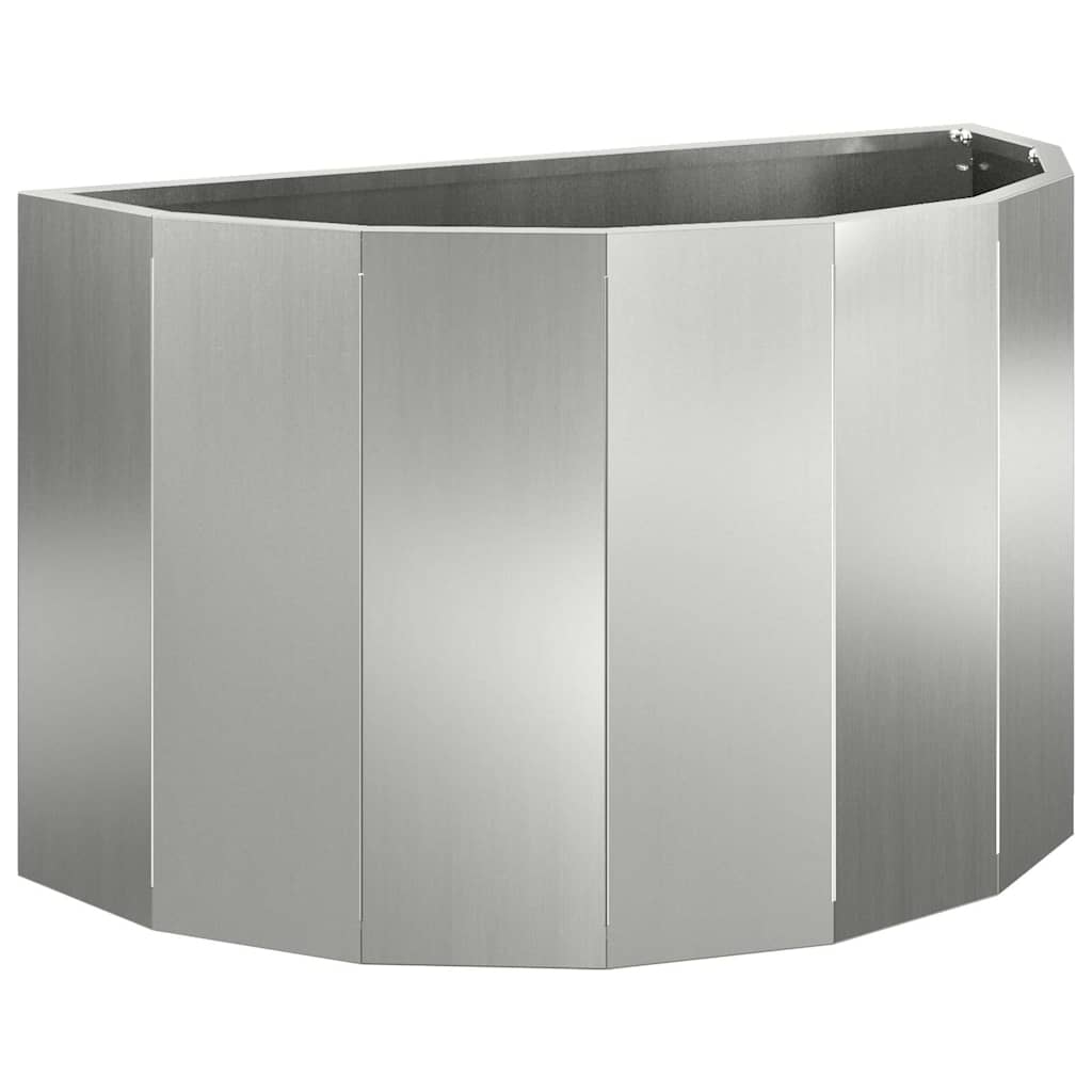 Plantenbak Zilver 60 x 30 x 35 cm Gegalvaniseerd staal is nu te koop bij PeponiXL, paradijselijk wonen!