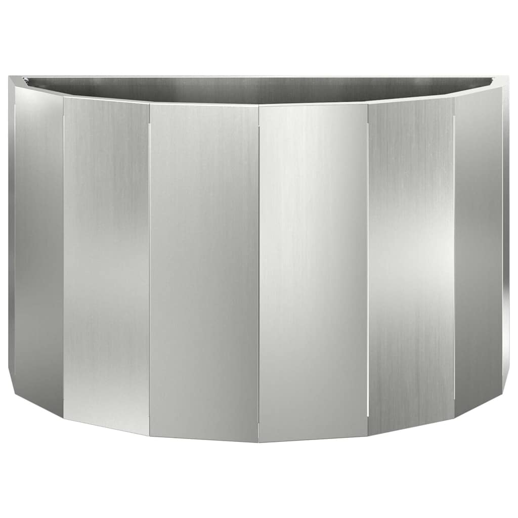 Plantenbak Zilver 60 x 30 x 35 cm Gegalvaniseerd staal is nu te koop bij PeponiXL, paradijselijk wonen!