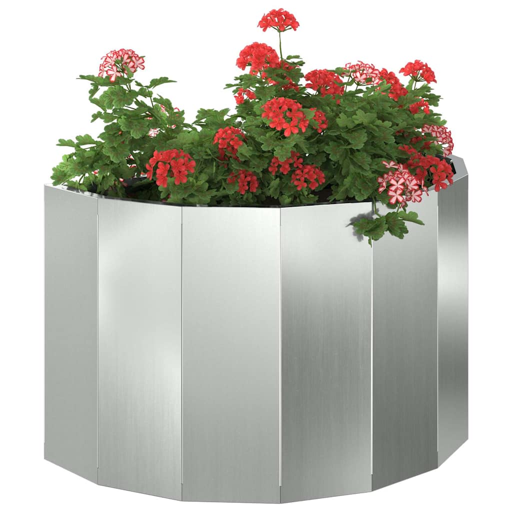 Plantenbak Zilver 60 x 30 x 35 cm Gegalvaniseerd staal is nu te koop bij PeponiXL, paradijselijk wonen!