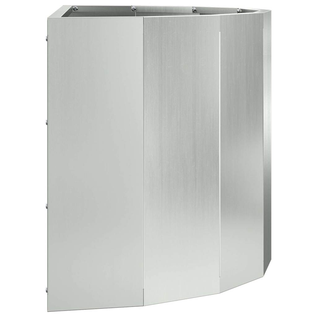 Plantenbak Zilver 60 x 30 x 35 cm Gegalvaniseerd staal is nu te koop bij PeponiXL, paradijselijk wonen!