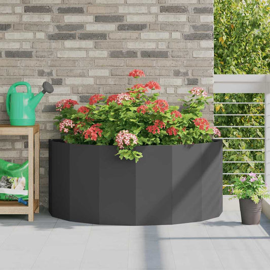 Plantenbak Zwart 120 x 60 x 50 cm Staal is nu te koop bij PeponiXL, paradijselijk wonen!