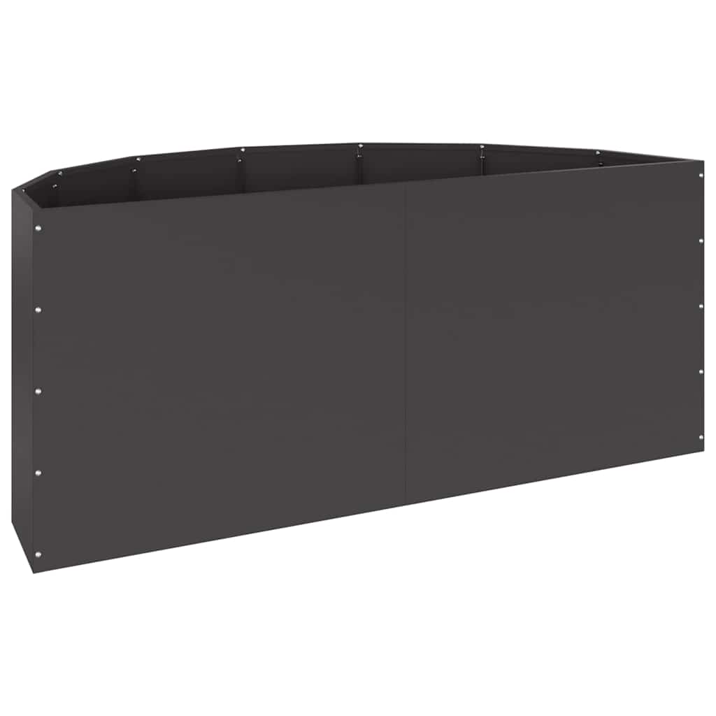 Plantenbak Zwart 120 x 60 x 50 cm Staal is nu te koop bij PeponiXL, paradijselijk wonen!