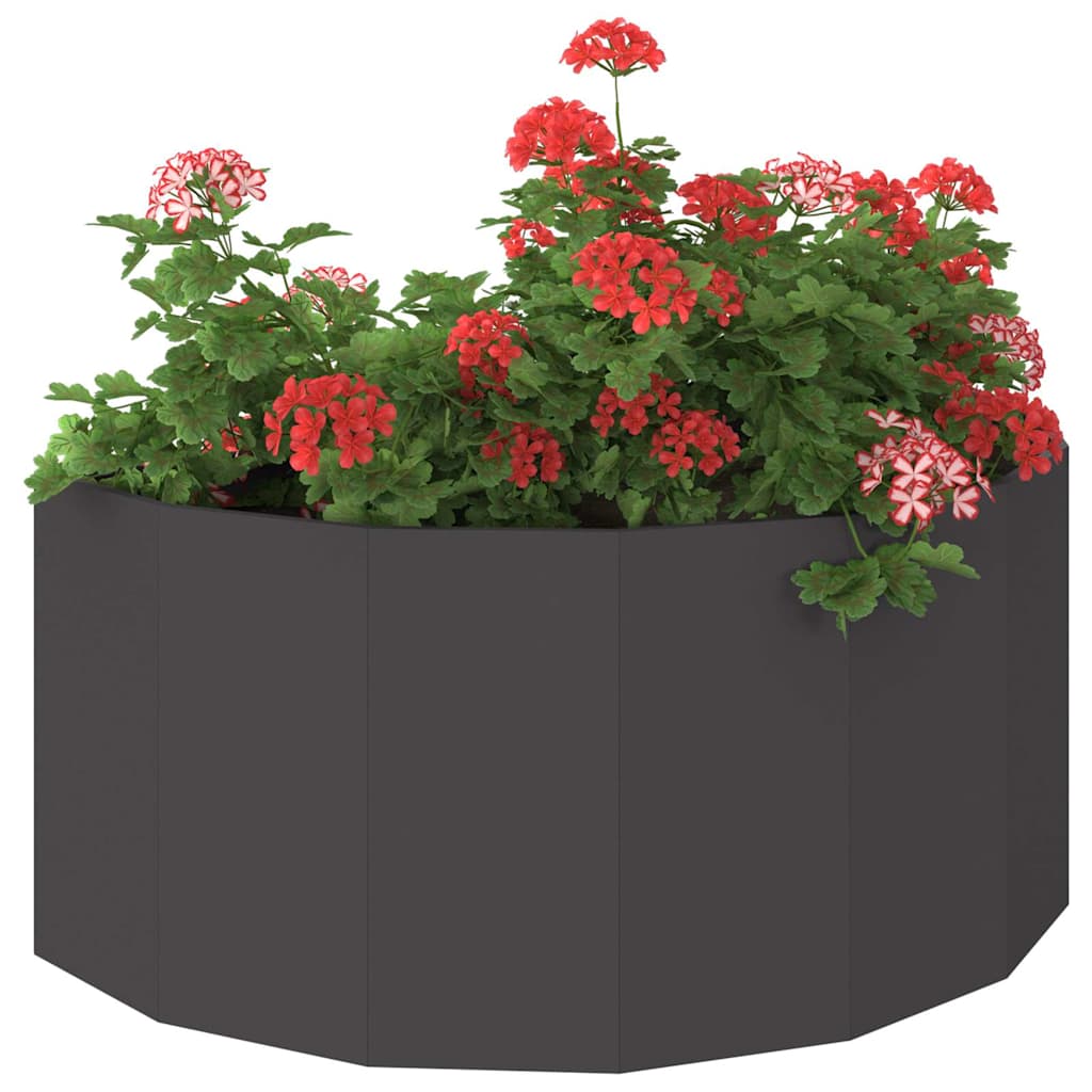 Plantenbak Zwart 120 x 60 x 50 cm Staal is nu te koop bij PeponiXL, paradijselijk wonen!