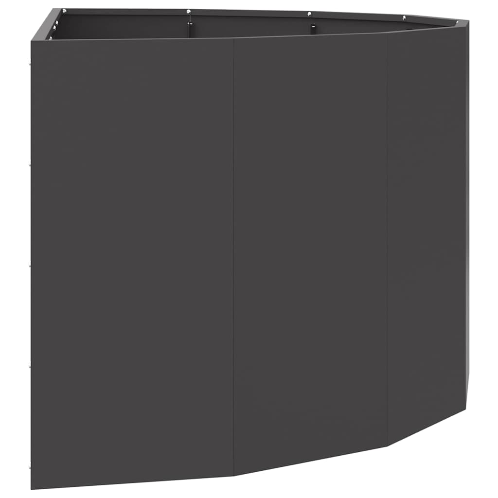 Plantenbak Zwart 120 x 60 x 50 cm Staal is nu te koop bij PeponiXL, paradijselijk wonen!