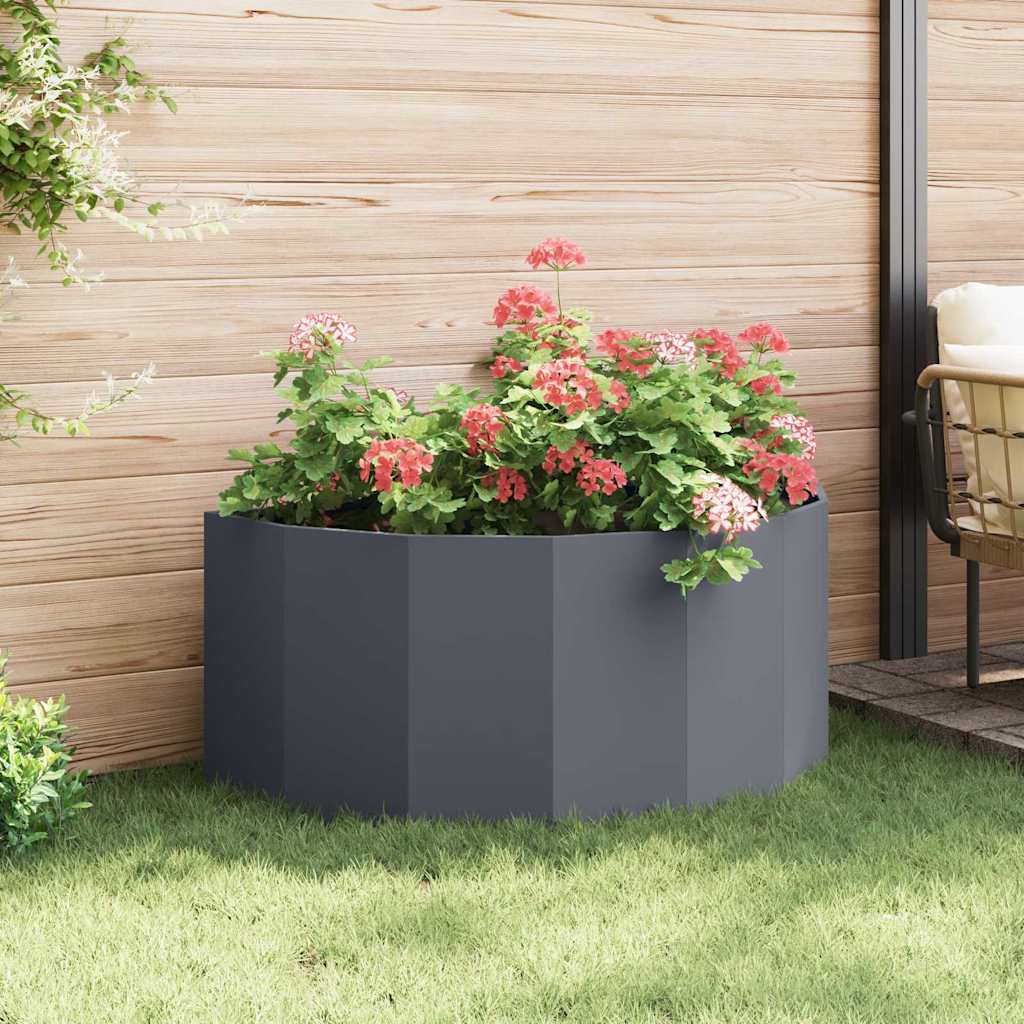 Plantenbak Antraciet 120 x 60 x 50 cm Staal is nu te koop bij PeponiXL, paradijselijk wonen!