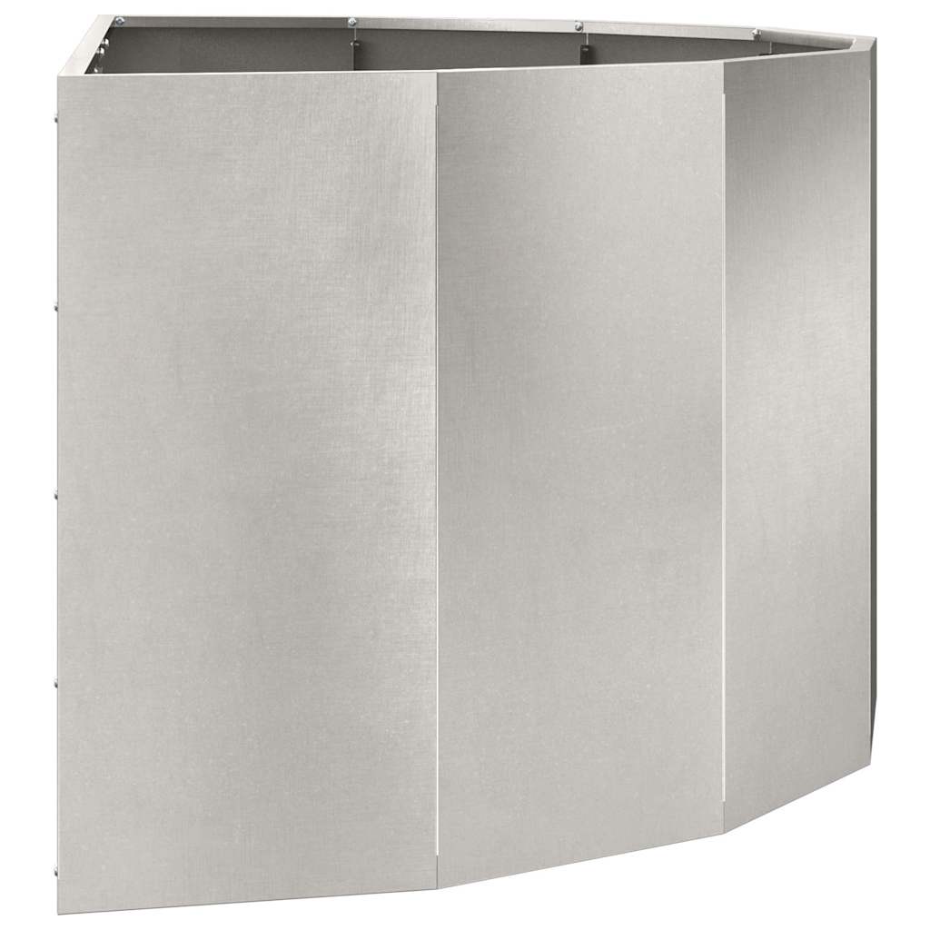 Plantenbak Zilver 120 x 60 x 50 cm Roestvrij staal is nu te koop bij PeponiXL, paradijselijk wonen!