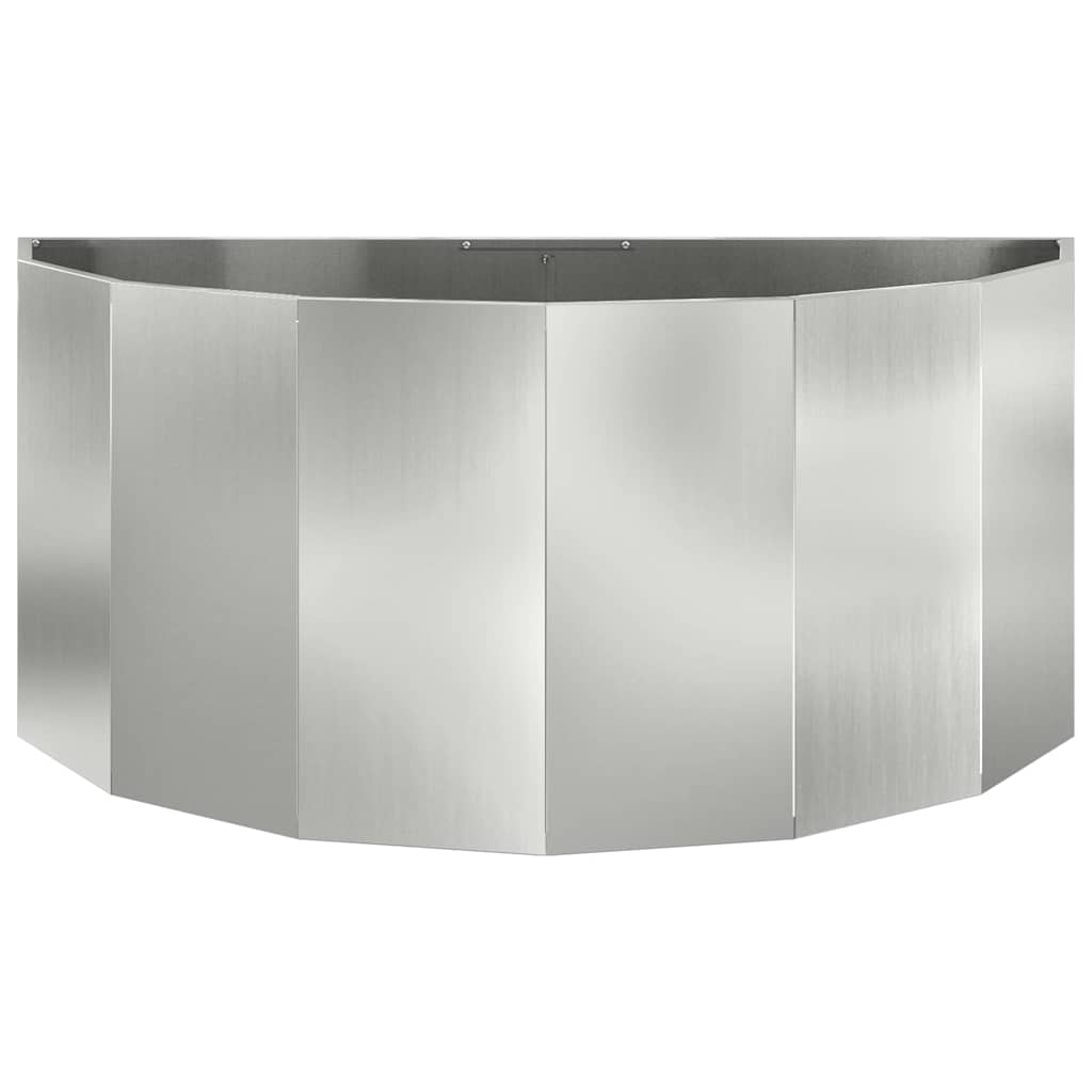 Plantenbak Zilver 120 x 60 x 50 cm Gegalvaniseerd staal is nu te koop bij PeponiXL, paradijselijk wonen!