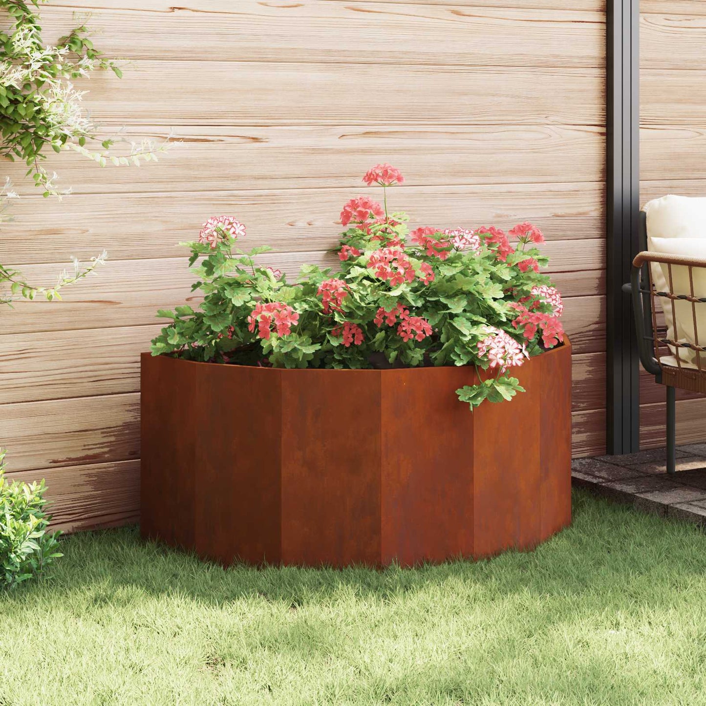 Plantenbak Roestig 120 x 60 x 50 cm Cortenstaal is nu te koop bij PeponiXL, paradijselijk wonen!