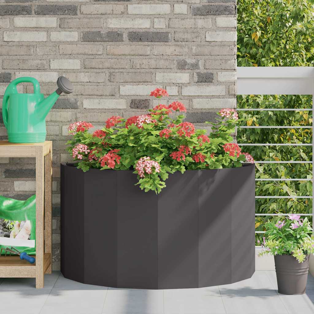 Plantenbak Zwart 90 x 45 x 50 cm Staal is nu te koop bij PeponiXL, paradijselijk wonen!