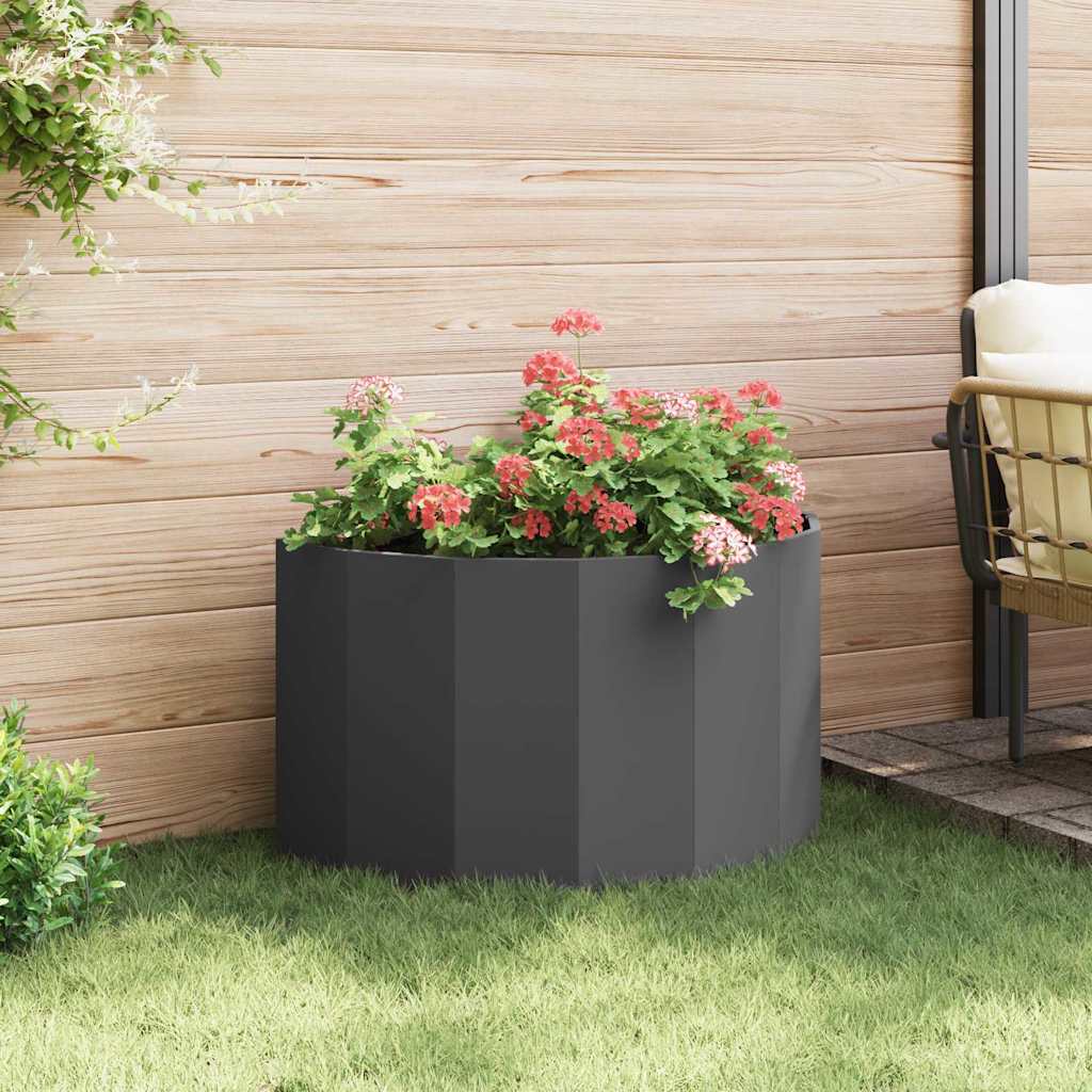 Plantenbak Zwart 90 x 45 x 50 cm Staal is nu te koop bij PeponiXL, paradijselijk wonen!