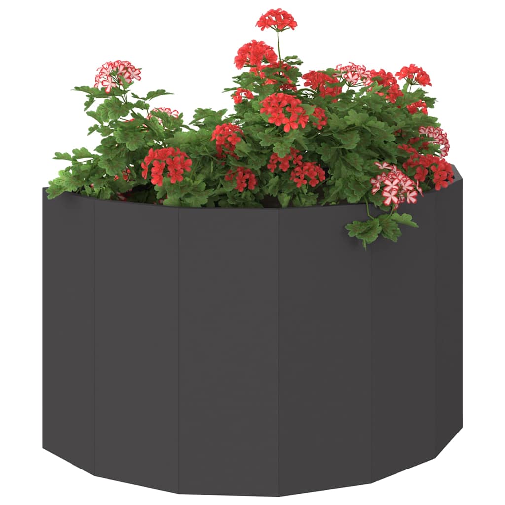 Plantenbak Zwart 90 x 45 x 50 cm Staal is nu te koop bij PeponiXL, paradijselijk wonen!