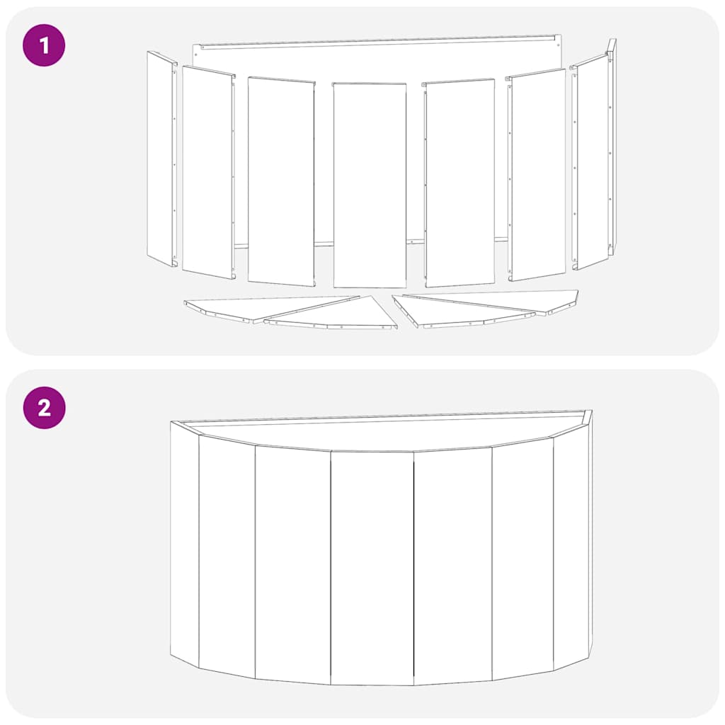 Plantenbak Wit 90 x 45 x 50 cm Staal is nu te koop bij PeponiXL, paradijselijk wonen!