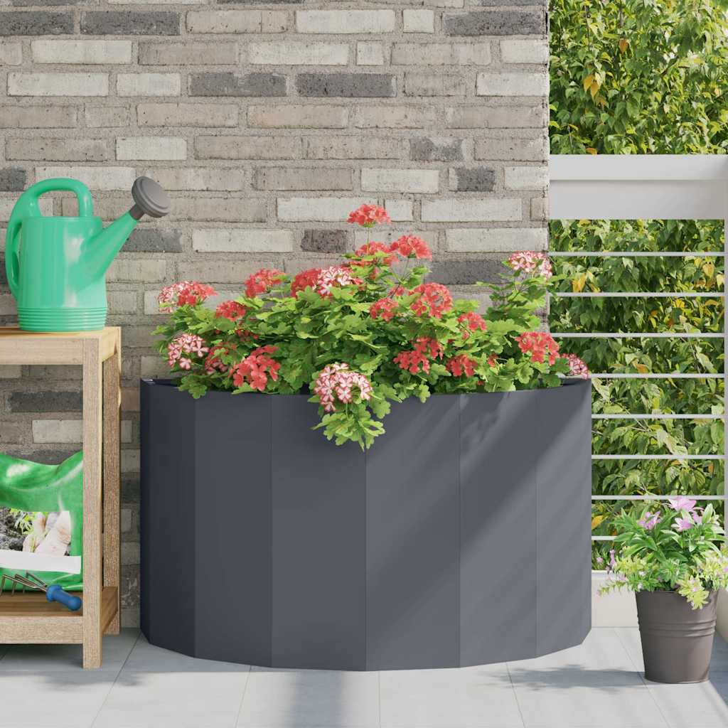Plantenbak Antraciet 90 x 45 x 50 cm Staal is nu te koop bij PeponiXL, paradijselijk wonen!