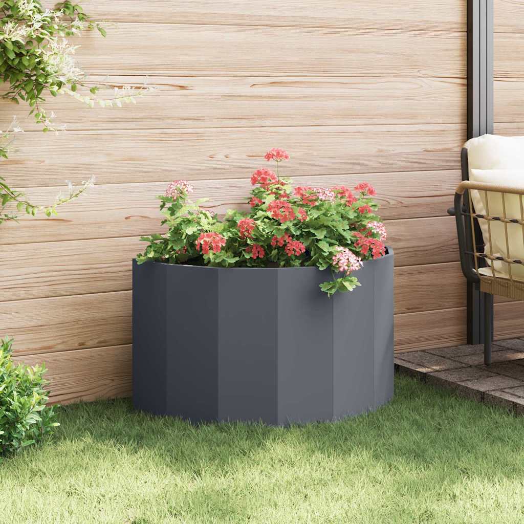 Plantenbak Antraciet 90 x 45 x 50 cm Staal is nu te koop bij PeponiXL, paradijselijk wonen!