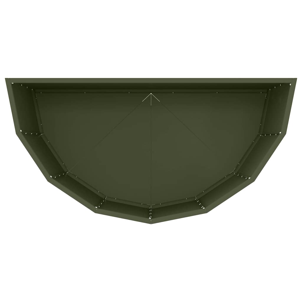 Plantenbak Olijf Groen 90 x 45 x 50 cm Staal is nu te koop bij PeponiXL, paradijselijk wonen!