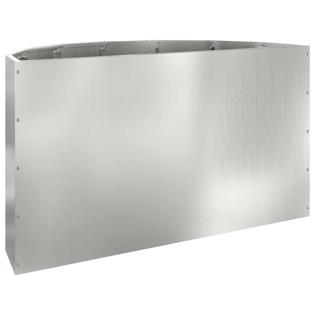 Plantenbak Zilver 90 x 45 x 50 cm Gegalvaniseerd staal is nu te koop bij PeponiXL, paradijselijk wonen!