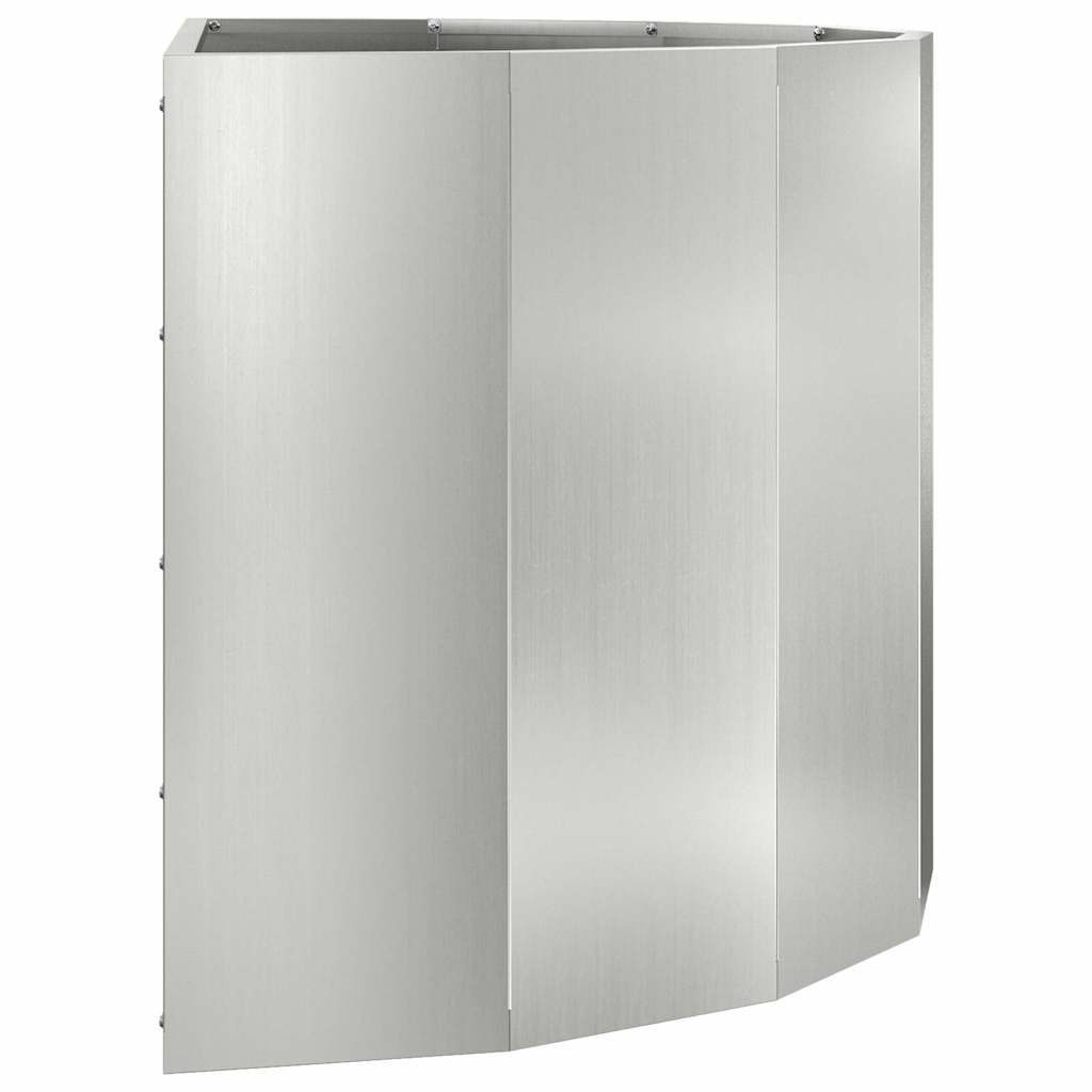 Plantenbak Zilver 90 x 45 x 50 cm Gegalvaniseerd staal is nu te koop bij PeponiXL, paradijselijk wonen!
