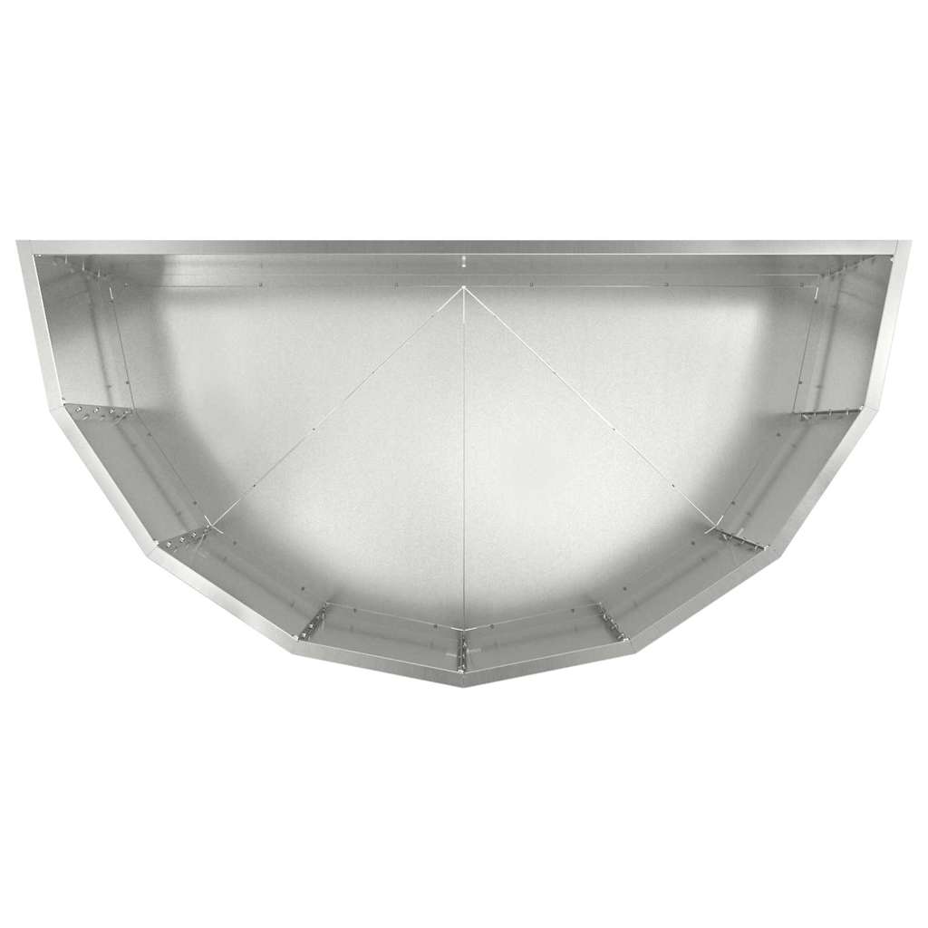 Plantenbak Zilver 90 x 45 x 50 cm Gegalvaniseerd staal is nu te koop bij PeponiXL, paradijselijk wonen!