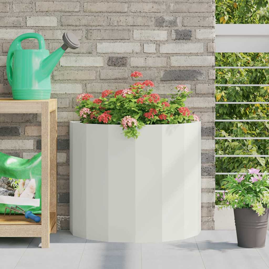 Plantenbak Wit 60 x 30 x 50 cm Staal is nu te koop bij PeponiXL, paradijselijk wonen!