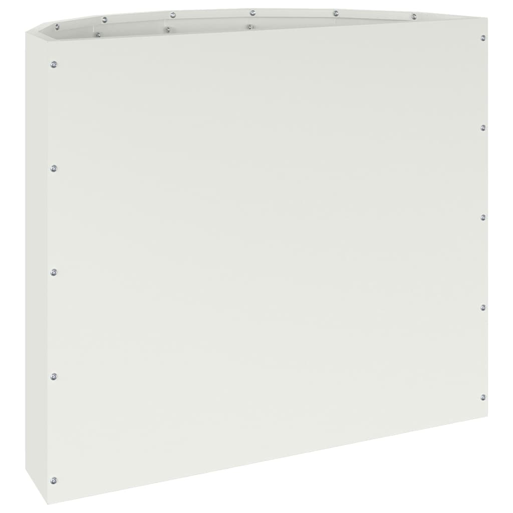 Plantenbak Wit 60 x 30 x 50 cm Staal is nu te koop bij PeponiXL, paradijselijk wonen!