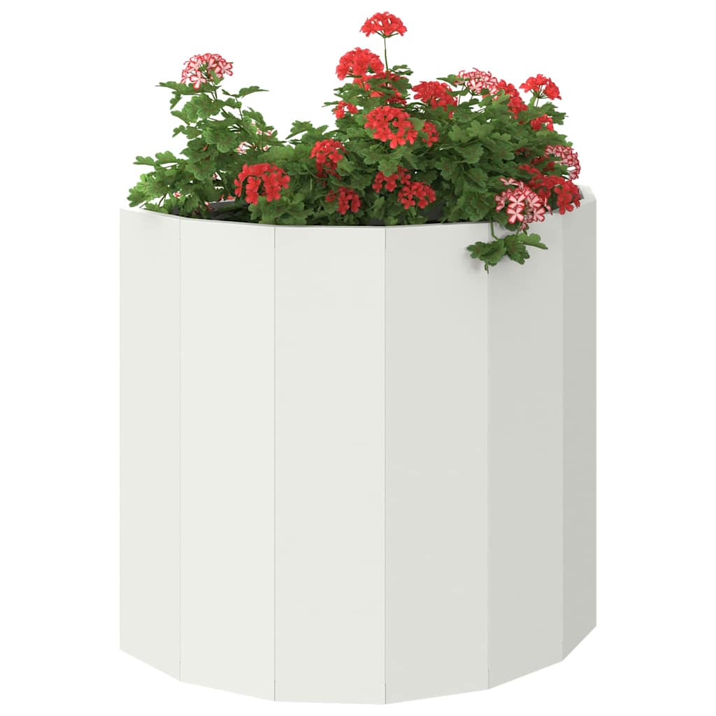 Plantenbak Wit 60 x 30 x 50 cm Staal is nu te koop bij PeponiXL, paradijselijk wonen!