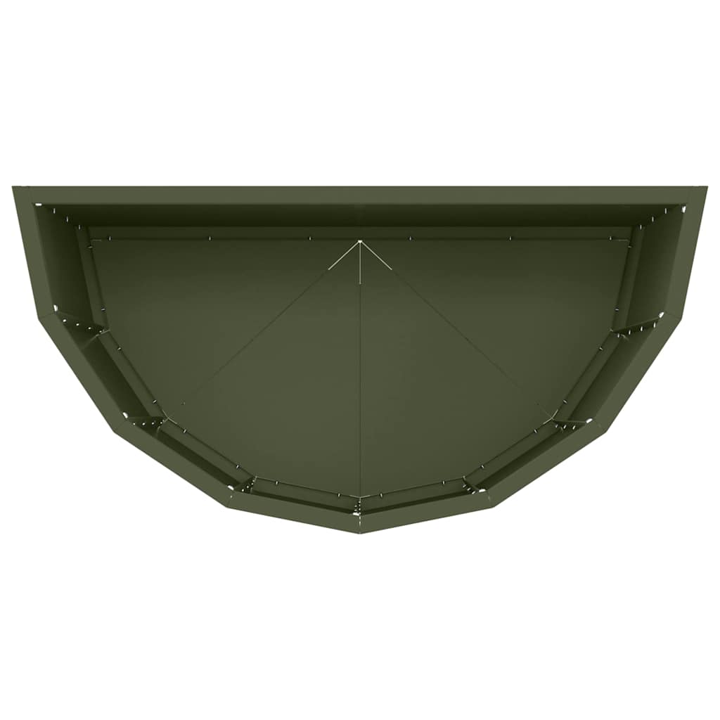 Plantenbak Olijf Groen 60 x 30 x 50 cm Staal is nu te koop bij PeponiXL, paradijselijk wonen!