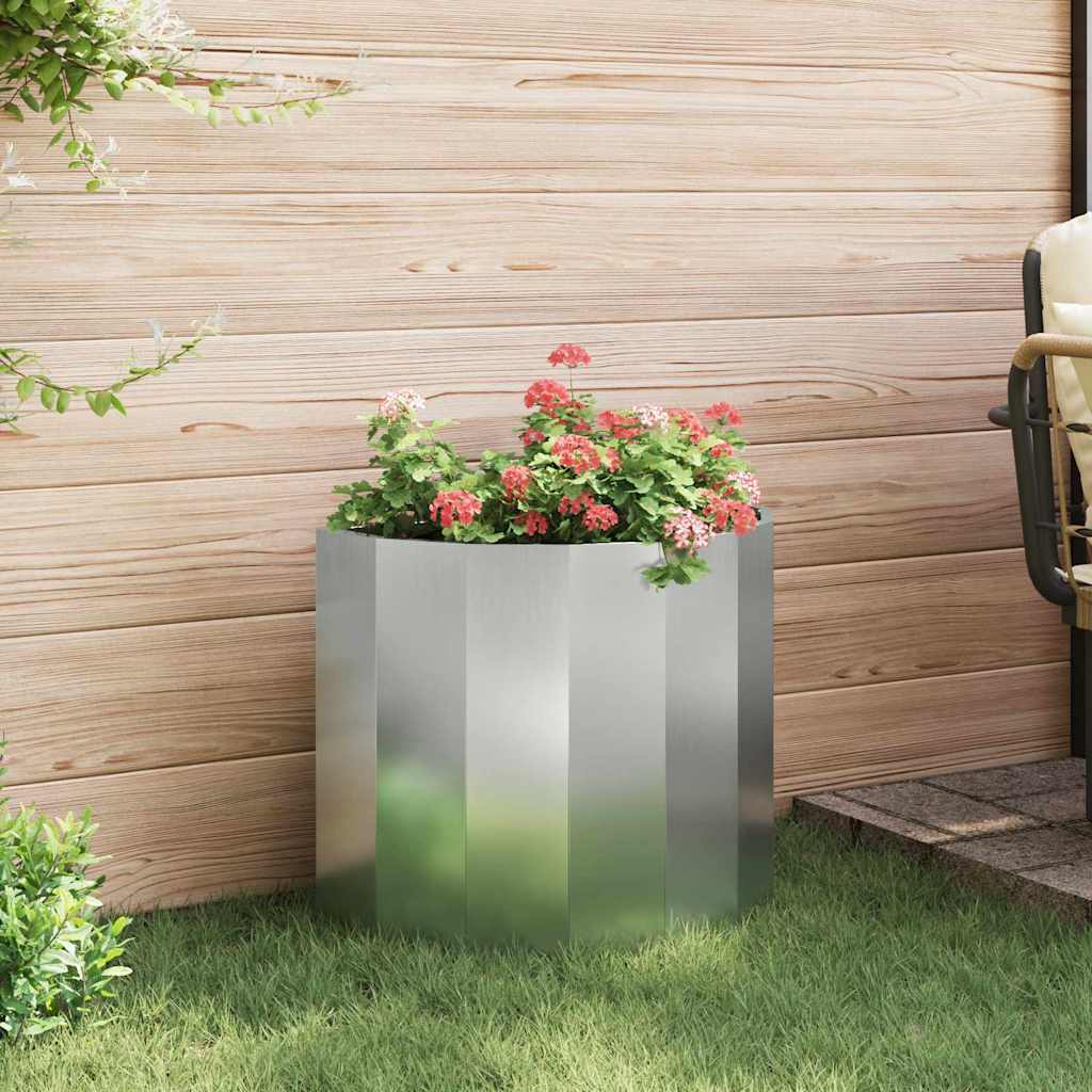 Plantenbak Zilver 60 x 30 x 50 cm Gegalvaniseerd staal is nu te koop bij PeponiXL, paradijselijk wonen!