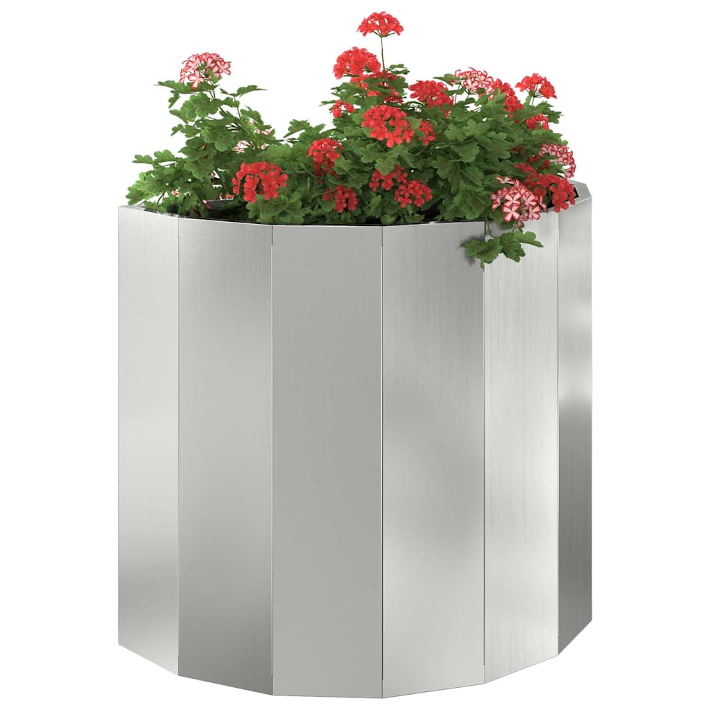 Plantenbak Zilver 60 x 30 x 50 cm Gegalvaniseerd staal is nu te koop bij PeponiXL, paradijselijk wonen!