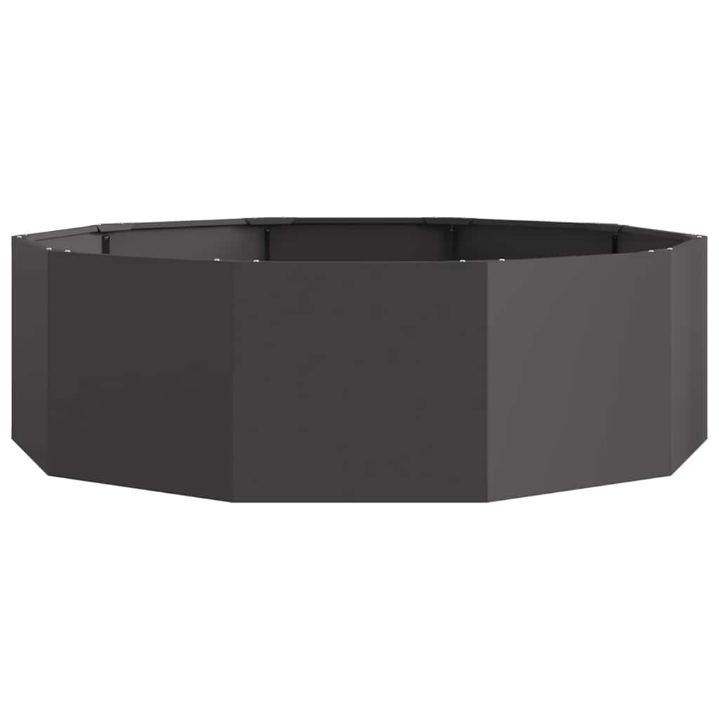 Plantenbak Zwart 120 x 120 x 35 cm Staal is nu te koop bij PeponiXL, paradijselijk wonen!