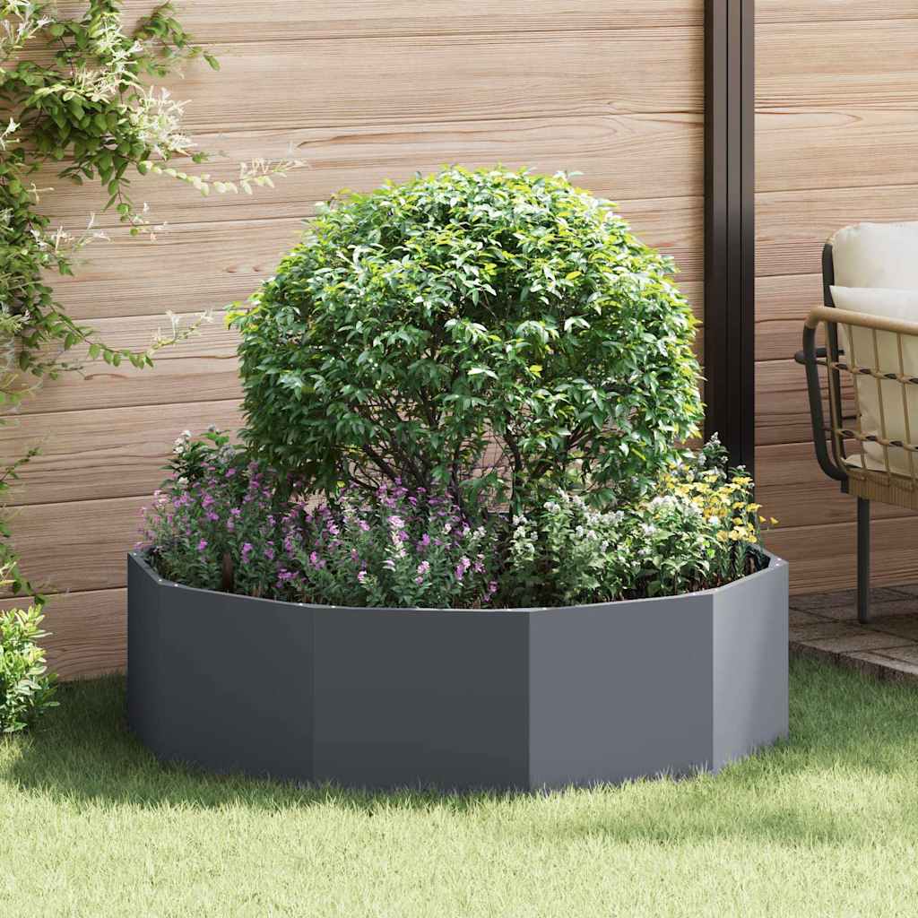 Plantenbak Antraciet 120 x 120 x 35 cm Staal is nu te koop bij PeponiXL, paradijselijk wonen!
