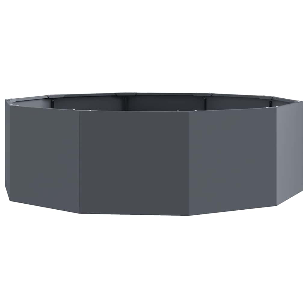 Plantenbak Antraciet 120 x 120 x 35 cm Staal is nu te koop bij PeponiXL, paradijselijk wonen!