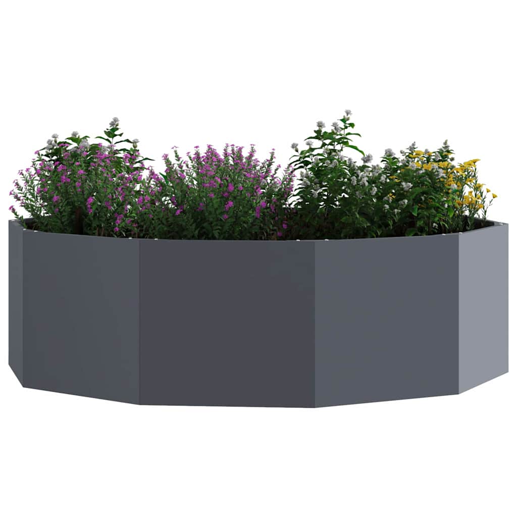 Plantenbak Antraciet 120 x 120 x 35 cm Staal is nu te koop bij PeponiXL, paradijselijk wonen!